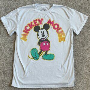 Disney Mickey Mouse Jerry Leigh Shirt White Medium